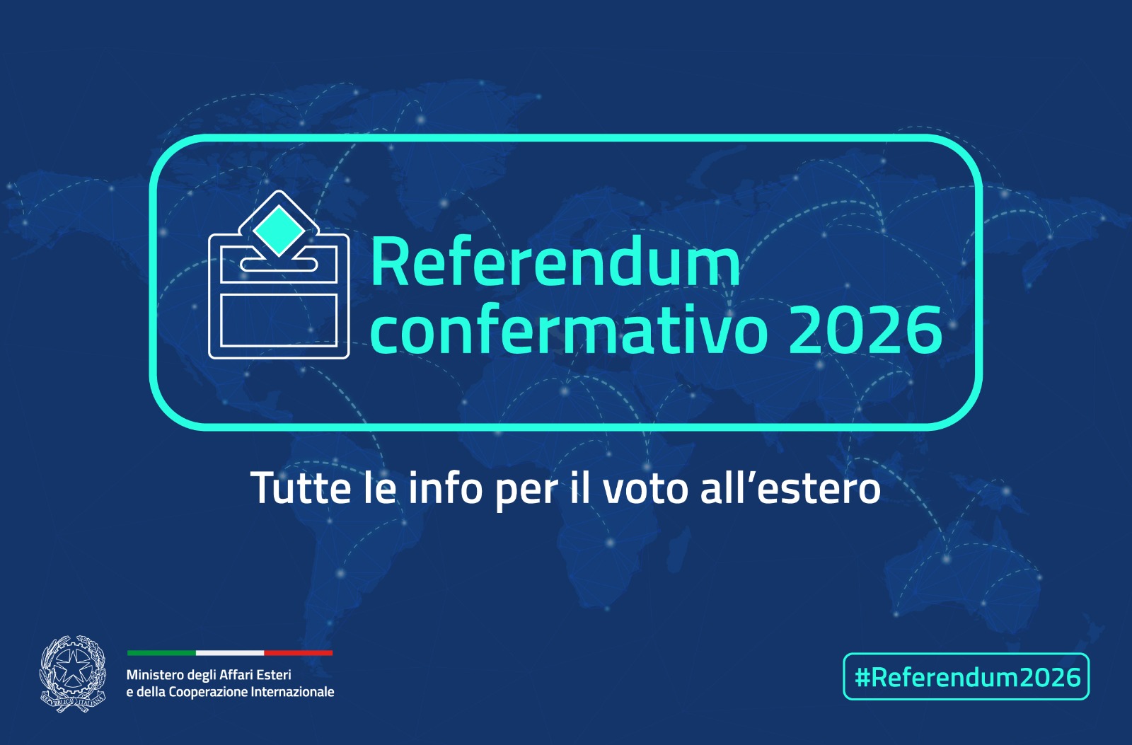 Referendum Costituzionale Confermativo dei giorni 22 e 23 marzo 2026